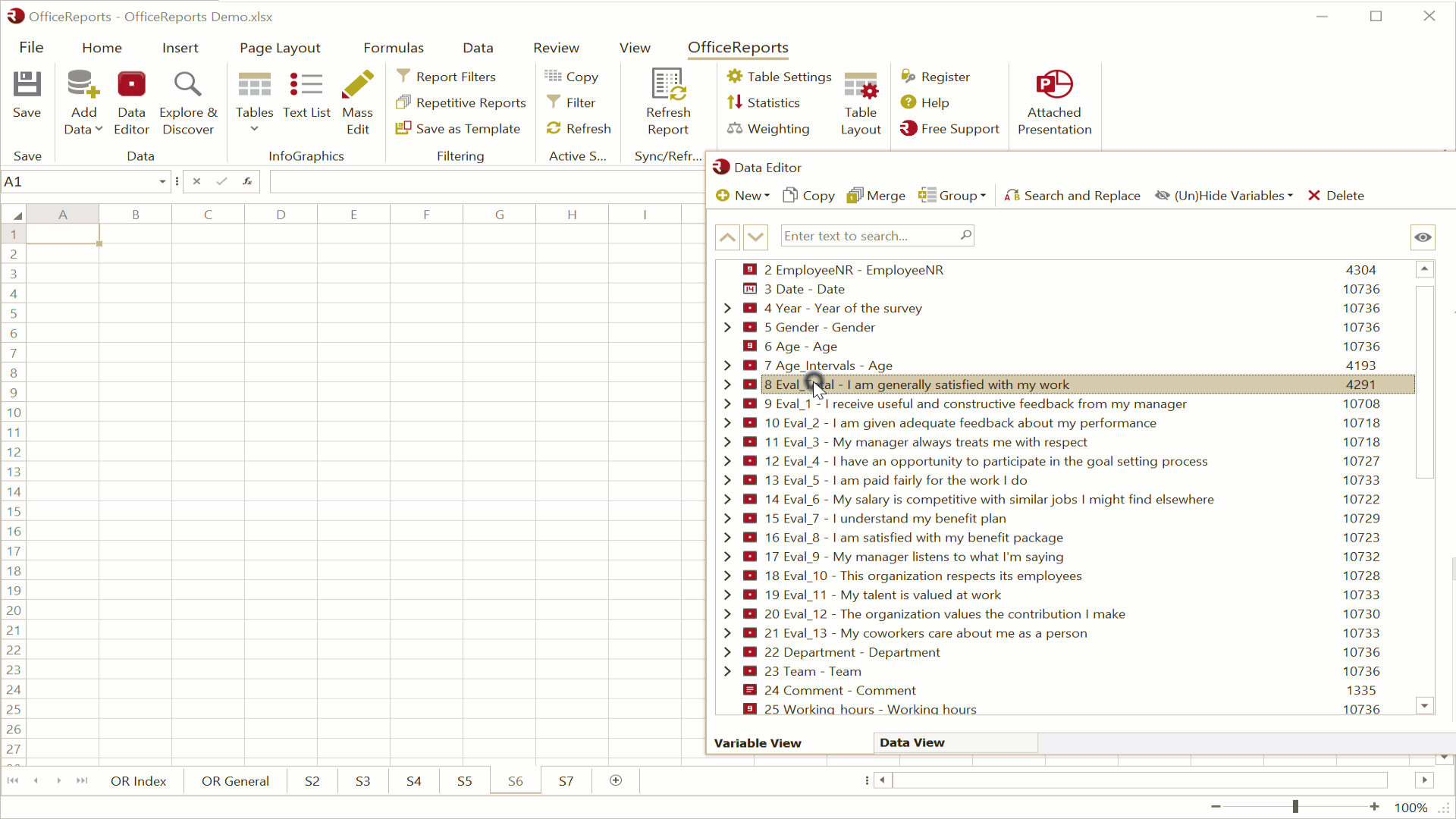 Create Table using drag&amp; drop