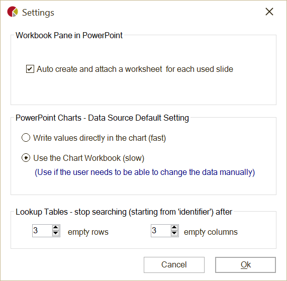 Report Settings Form